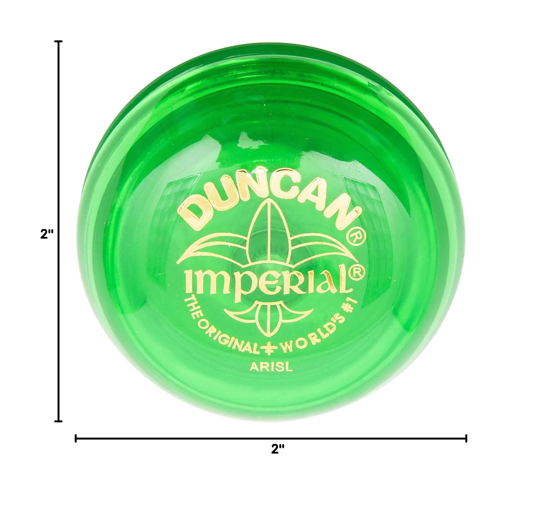 Duncan Toys Imperial Yo-Yo, Beginner Yo-Yo with String, Steel Axle and Plastic Body, Mystery Color