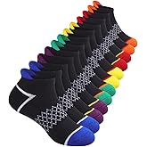 Comfoex 12 Pairs Boys Socks Ankle Athletic Socks With Cushioned Sole For 4-6 6-8 8-10 Years Old Kids