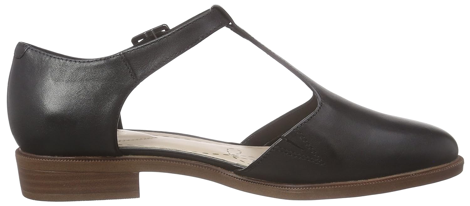 clarks taylor palm black patent