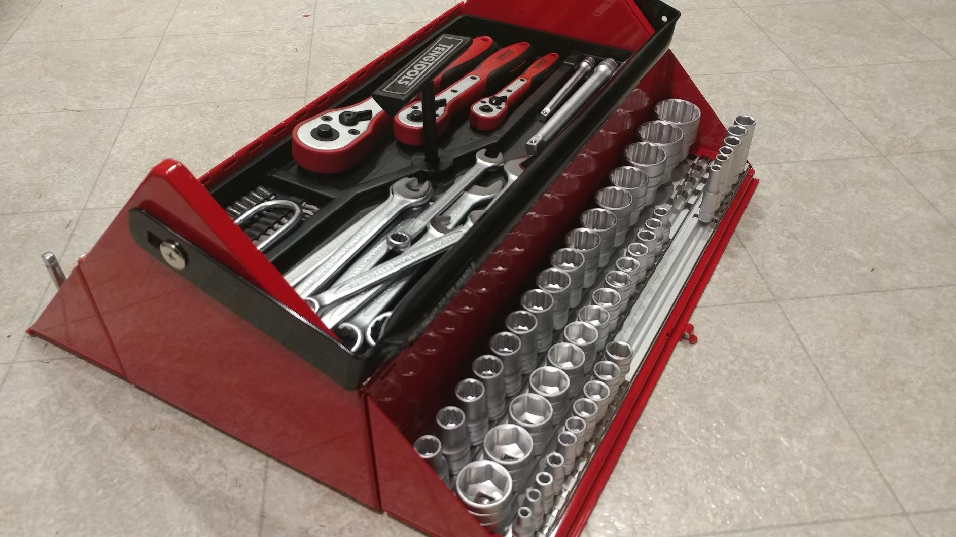10/mo Finance Teng Tools 187 Piece Mechanics Tool Kit TC187
