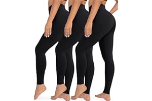 VALANDY High Waisted Leggings for Women Stretch Tummy Control Workout Running Yoga Pants Reg&Plus Size