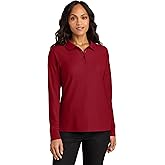 Port Authority Women's Wearever Signature Pique Long Sleeve Polo