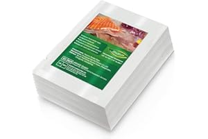 BoxLegend Vacuum Sealer Bags for Food 20x30cm/8''x12'' 100 Quart Professional Textured Vacuum Food Sealer Bag Thick Embossed 