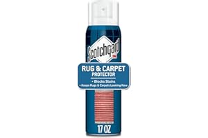 Scotchgard Rug & Carpet Protector, Carpet & Rug Protector Blocks Stains During Fall and Winter Holidays, Fabric Protector Makes Cleanup of Stains from Food Spills Easier, 17 oz, 4406-17 PF