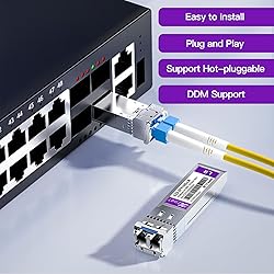 XZSNET 10GBASE-LR SFP+ Transceiver, 10G SFP+ to LC