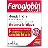 UK's Feroglobin Capsules | Gentle Iron - Reduce Tiredness &amp; Fatigue (Pack of 1)