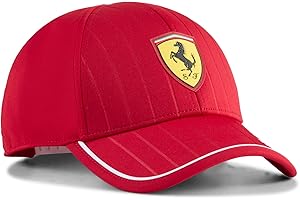 PUMA Scuderia Ferrari F1 2025 Team Hat - Red- One Size Fits Most
