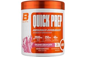 Ballistic Quick Prep Metabolic Accelerant | Thermogenic Fat Burner with Sensoril Ashwagandha & EAAs | Weight Management, Natu