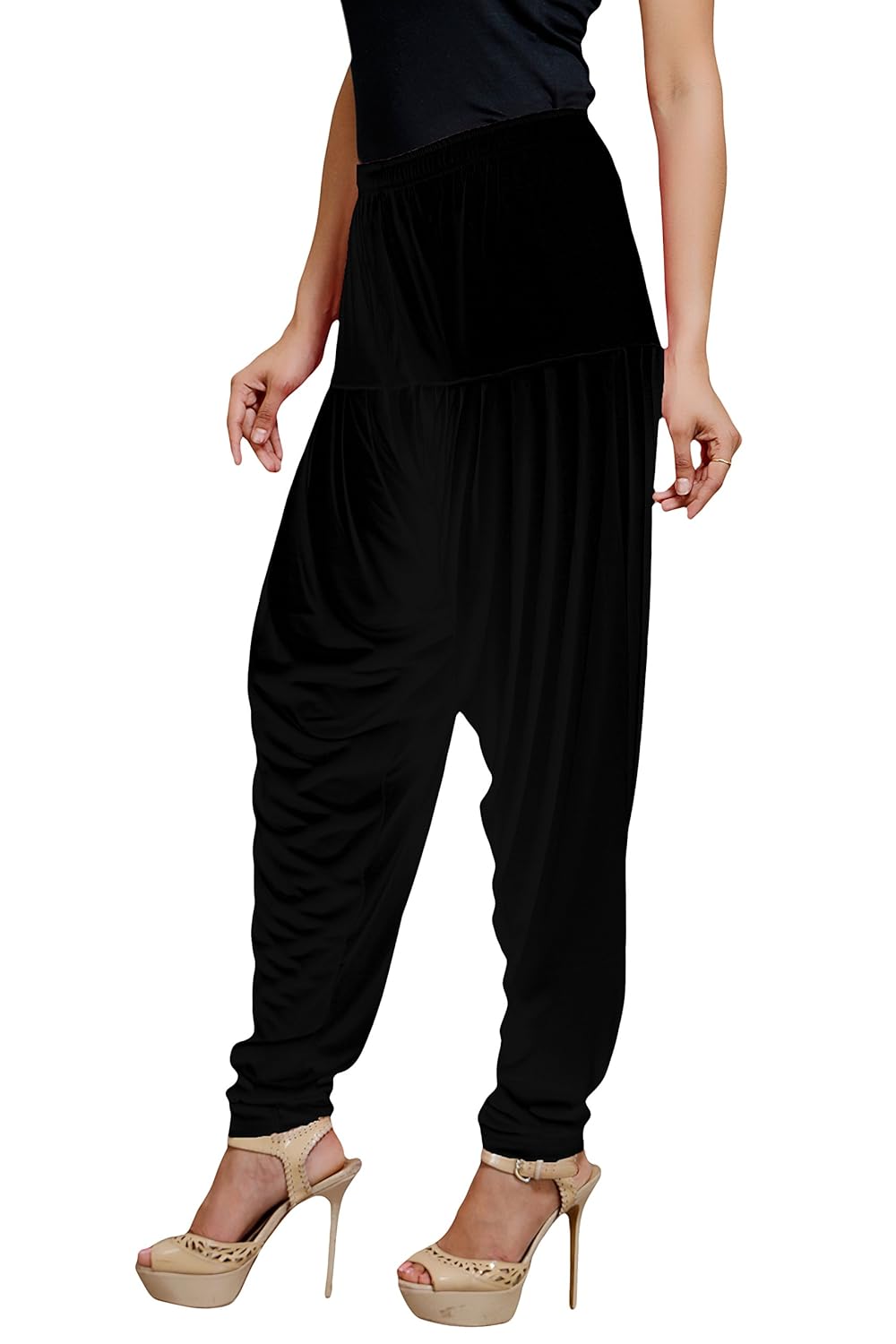 goodtry women's patiyala free size-blk