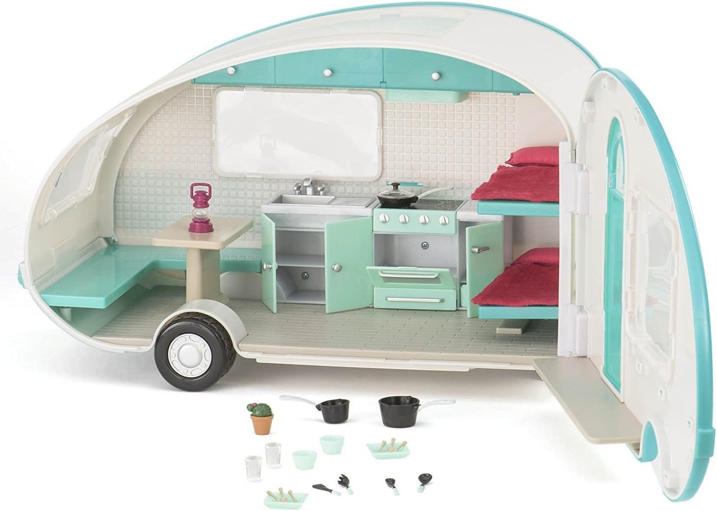 lori doll roller glamper camper set