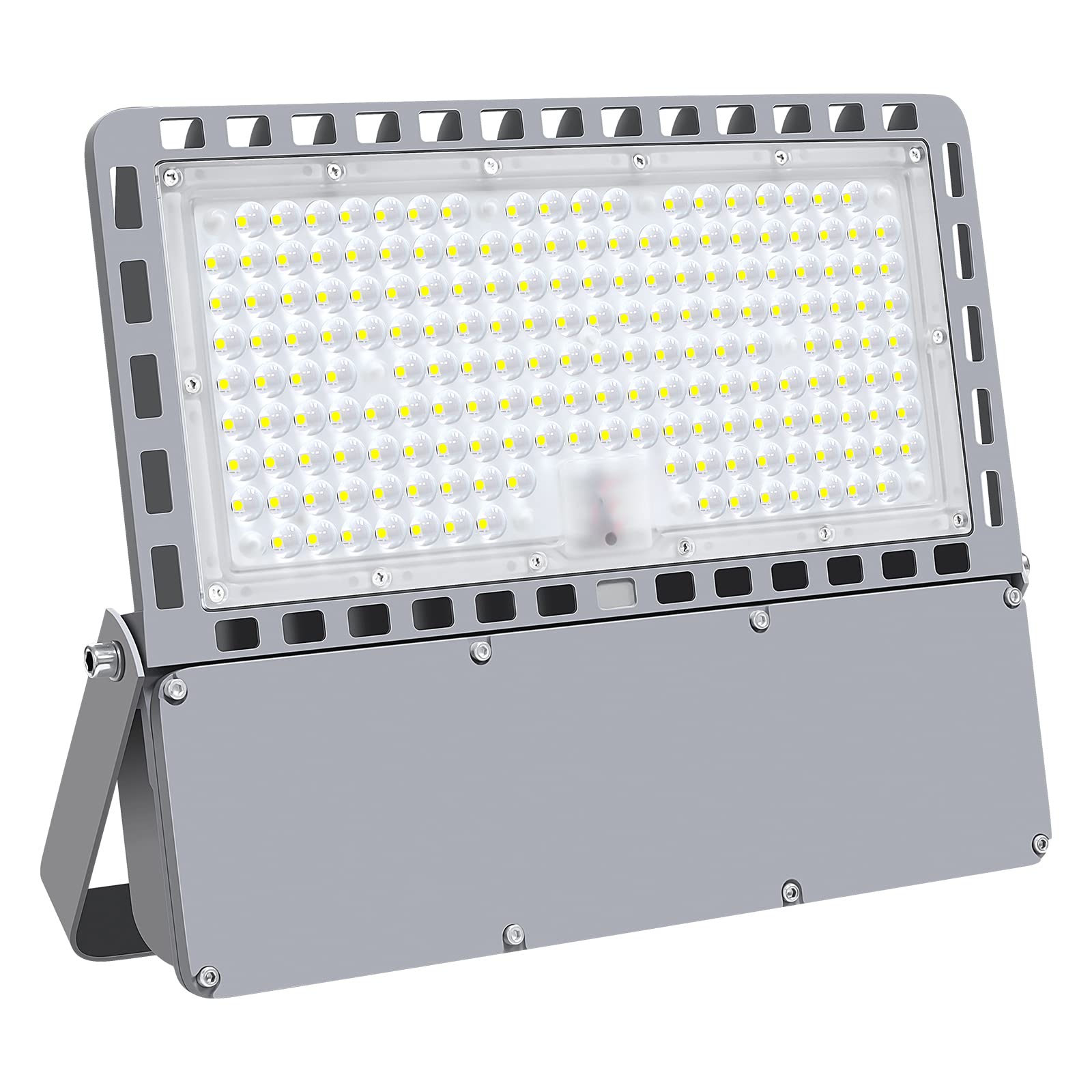 RIGIDON 1Pcs Outdoor Flood LED Work Light, 180W 18000lm Super Bright Floodlight, Daylight White Security Lights for Garden Yard Lawn Basketball Football Court Patio Landscape, IP66 Waterproof 6000K