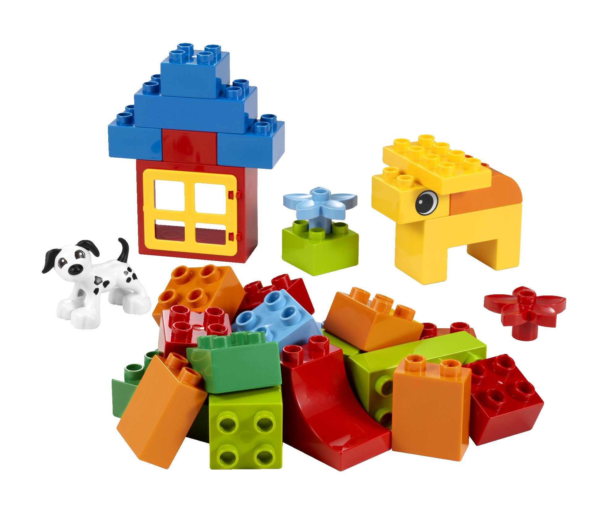 duplo bucket of bricks