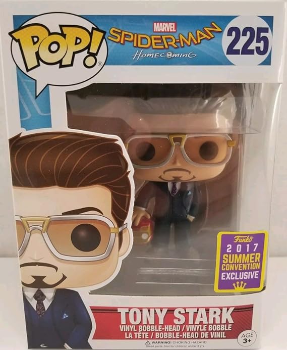 Pop! Marvel Spider-Man Homecoming Vinyl Bobble-Head Tony Stark (Holding