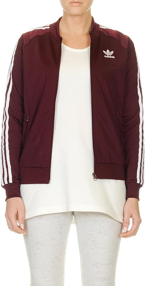maroon adidas superstar jacket