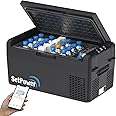 Setpower 12V Refrigerator 21 Quart Portable Freezer 50 Hours Backup Cooling,Electric Cooler for Vehicles Car Refrigerator 12V Portable Fridge for Car Camping Truck Van RV SUV Road Trip Travel RF20