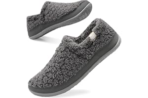 Spesoul Cozy House Slippers for Women Men Fuzzy Indoor House Shoes Warm Home Slipper Socks Outdoor Moccasin Slippers Sneakers Closed Back Lightweight Barefoot for Bedroom Office Travel