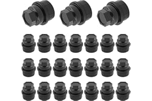 SALIOR 24PCS Wheel Lug Nut Covers M27x2.0 OEM 15646250,Bolt Covers Caps for Wheel Lug Nuts Protection and Car Decorations,Lug Nut Caps Car Accessories Compatible with Chevrolet GMC Cadillac