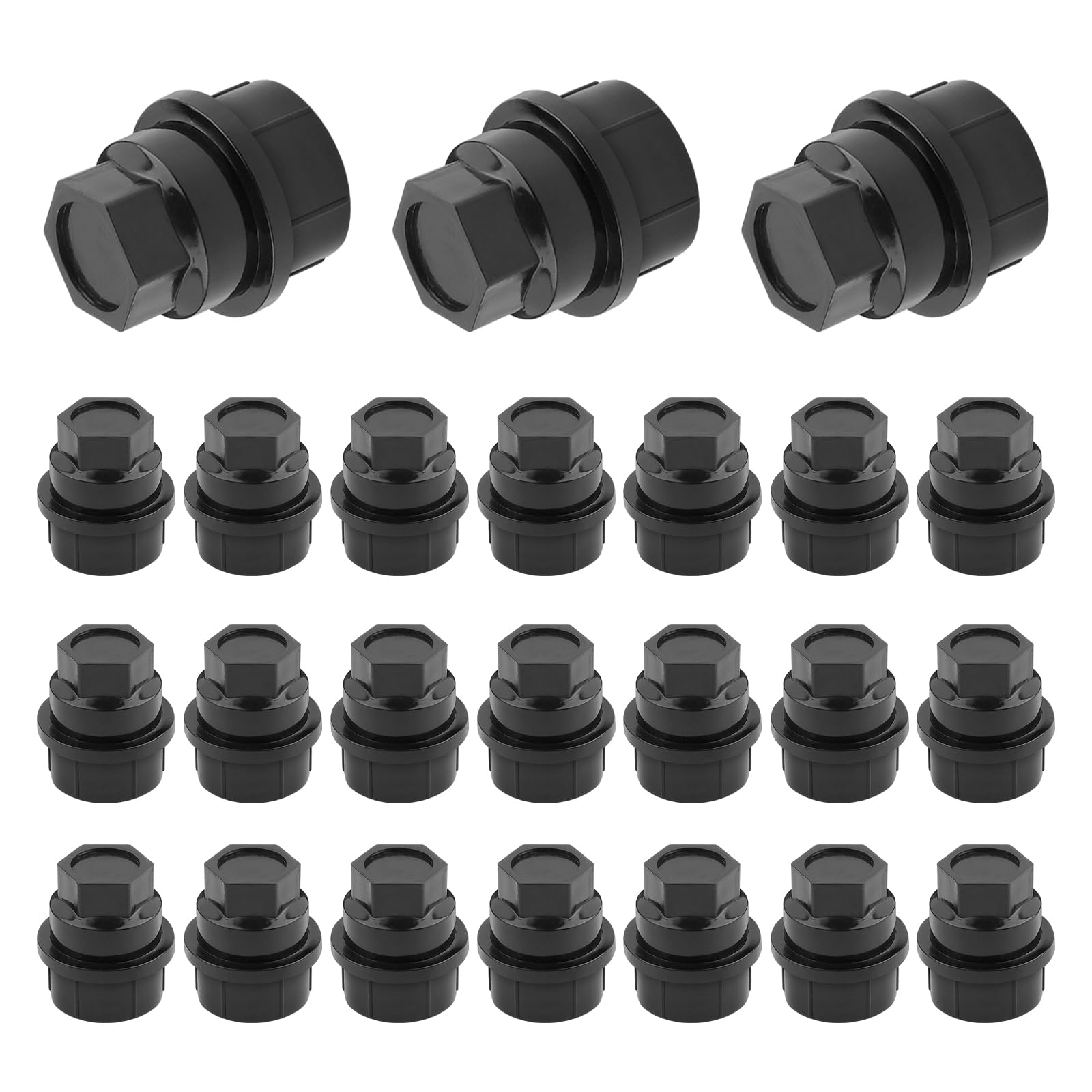 Photo 1 of 24PCS Wheel Lug Nut Covers M27x2.0 OEM 15646250,Bolt Covers Caps for Wheel Lug Nuts Protection and Car Decorations,Lug Nut Caps Car Accessories Compatible with Chevrolet GMC Cadillac