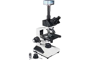 Radical Live Blood Analysis 2500x Powerful 5Watt LED Medical Darkfield Microscope with 3Mpix USB Camera & Battery Backup