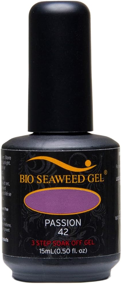 Bio Seaweed Gel 3 Step Gel Polish Passion Number 42 15 Ml Amazon Co Uk Beauty