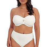 Fantasie Women's Standard Beach Waves Underwire Bandeau Bikini Top