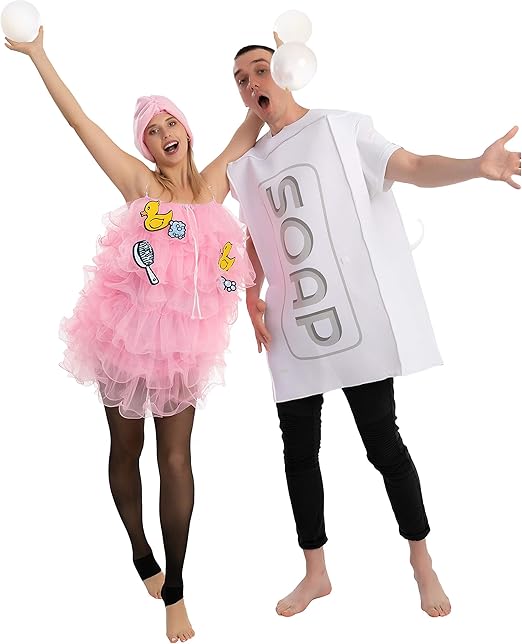 Loofah and Soap Costume for Adult Group or Couples