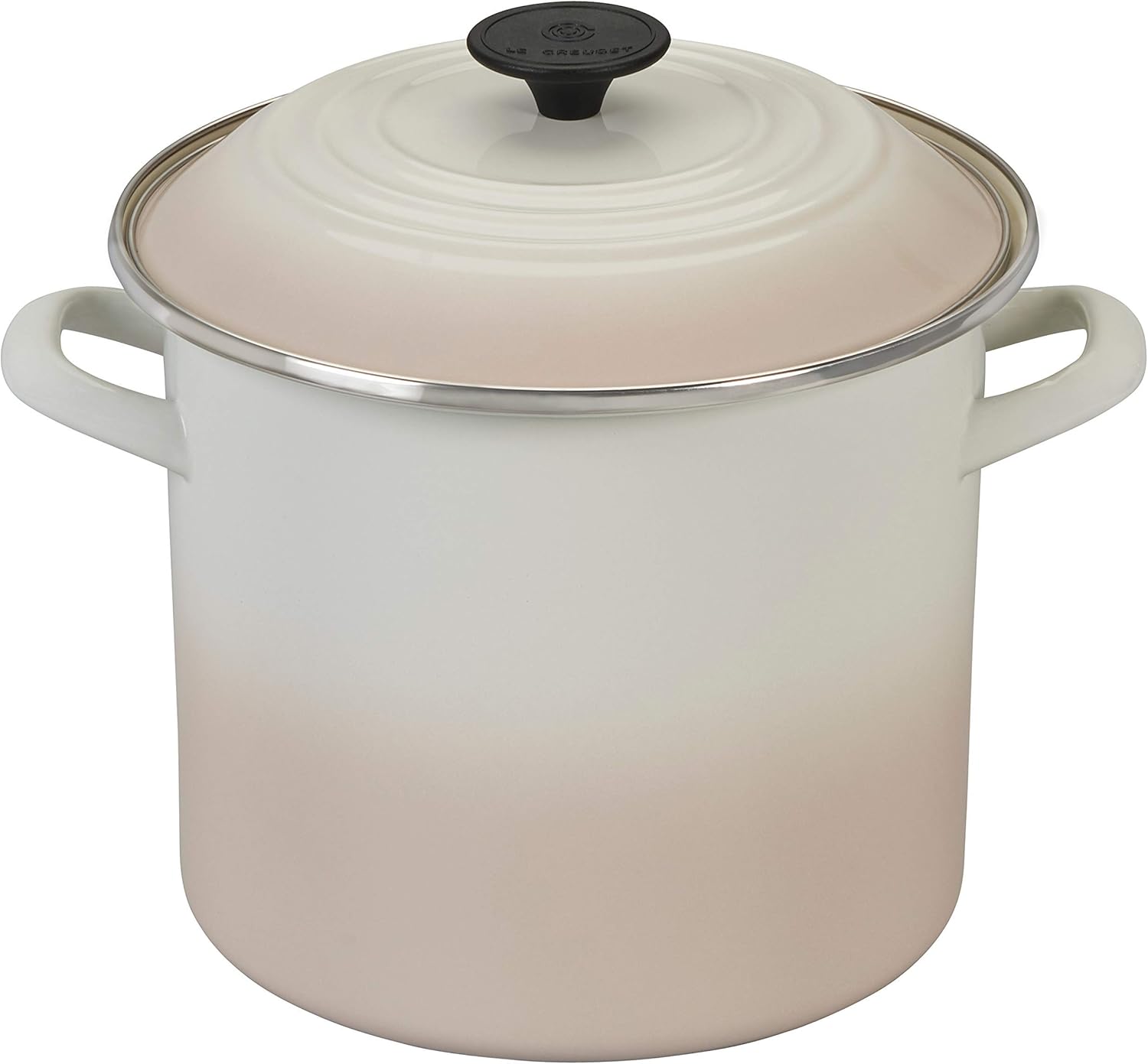 Le Creuset N5100-2017 Marmite émaillée sur acier 8-Quart oyster