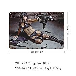Dbhnlkoo Girl Retro Sexy Girl Metal Poster Hot