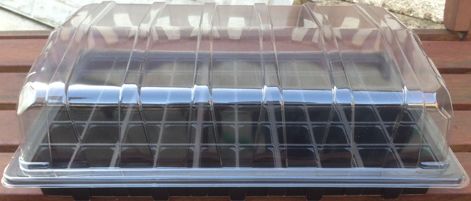 10 x Propagator Sets Full Standard Seed Trays with V60-35 Multi-Cell Insert Trays Shallow only 35mm Deep