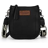 Wrangler Small Crossbody Bag for Women Western Shoulder Purse with Adjustable Strap