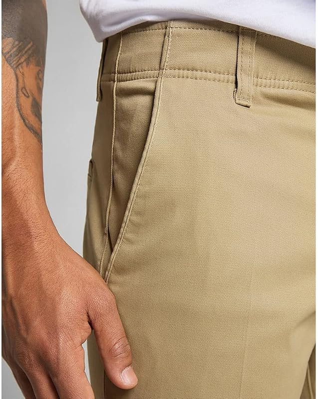 Herren Extreme Motion Chino Pants, Beige (Taupe 07), 30W / 34L