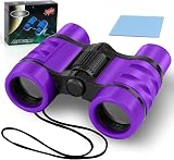 OSDUE Kids Telescope 4x30 Binoculars Purple Educational Outdoor Toys