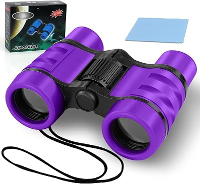 OSDUE Kids Telescope 4x30 Binoculars Purple Educational Outdoor Toys