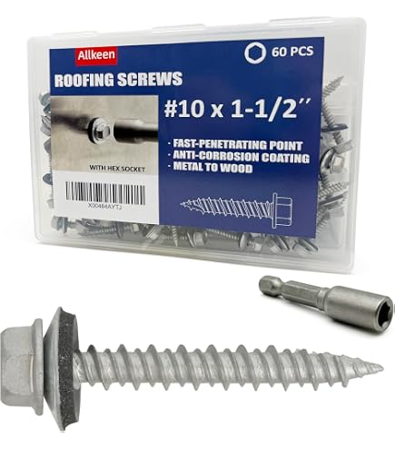 12 MetalGrip Self Drilling Roofing/Siding Fasteners (Steel to Steel