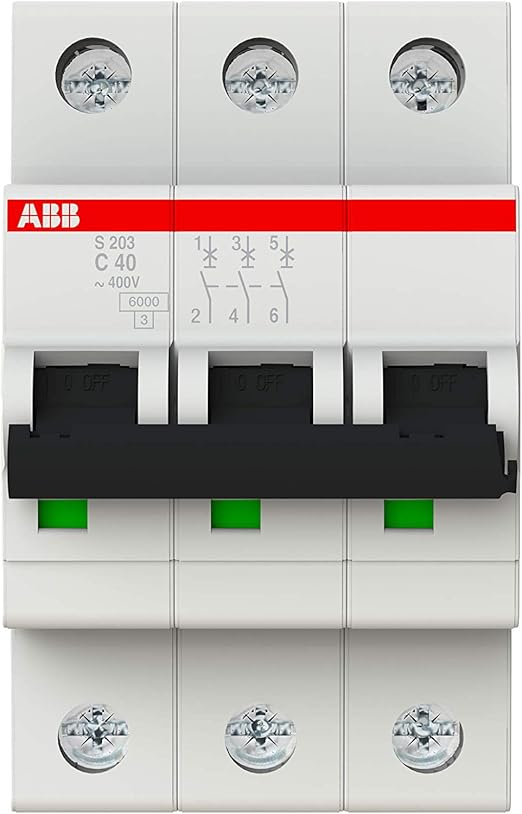 ABB S203-C40 - Instalación de fusible para caja de fusibles (40A): Amazon.es: Iluminación