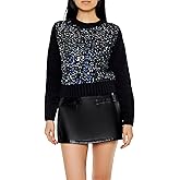 Forever 21 Womens Iridescent Sequin Sweater