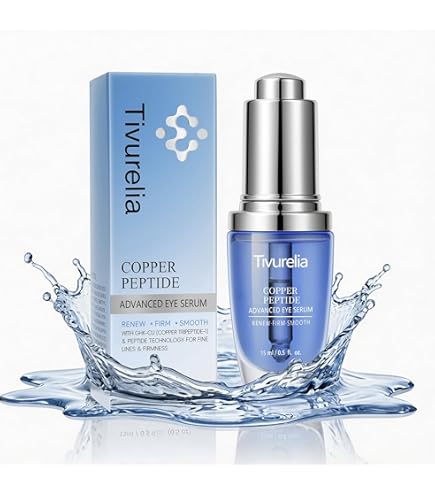 Amazon.com: Copper Peptide Anti Aging Eye Serum, Korean Skin Care Advanced Eye Serum with GHK-Cu Copper Tripeptide-1 & Peptide Complex, Helps Smooth Fine Lines and Improve Firmness : Beauty & Personal Care