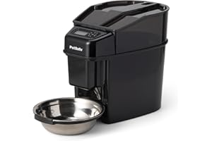 PetSafe Automatic Cat Feeder - Healthy Pet Simply Feed - Automatic Pet Feeder for Cats & Dogs - Timed Pet Feeder with Programmable Portion Control - Holds 24 Cups of Dry or Semi-Moist Dog or Cat Food