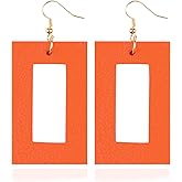 GELVTIC Leather Earrings for Women, Dangle Earrings Drop Lightweight Fashion for Girls, Gifts for Her