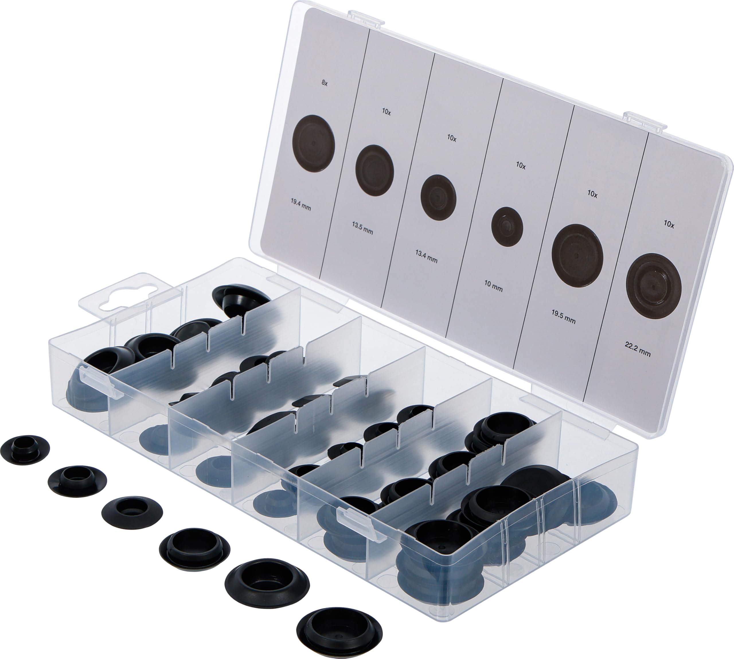 BGS 9406 | Plastic Plug Assortment | 58 pcs.