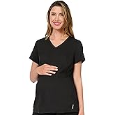 Evolution Scrubs Women's 4-Way Stretch Maternity V-Neck Top