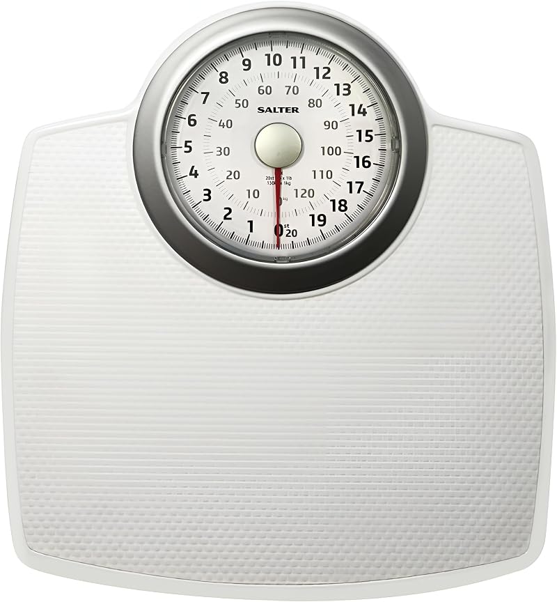 Salter Classic Mechanical Bathroom Scale 130kg Extra Large Platform