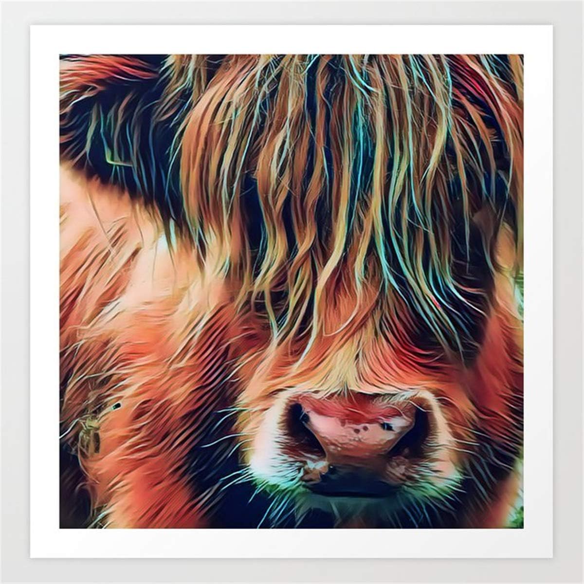 DIY Painting by numbers highlandcattleprints Paint by Numbers Kits