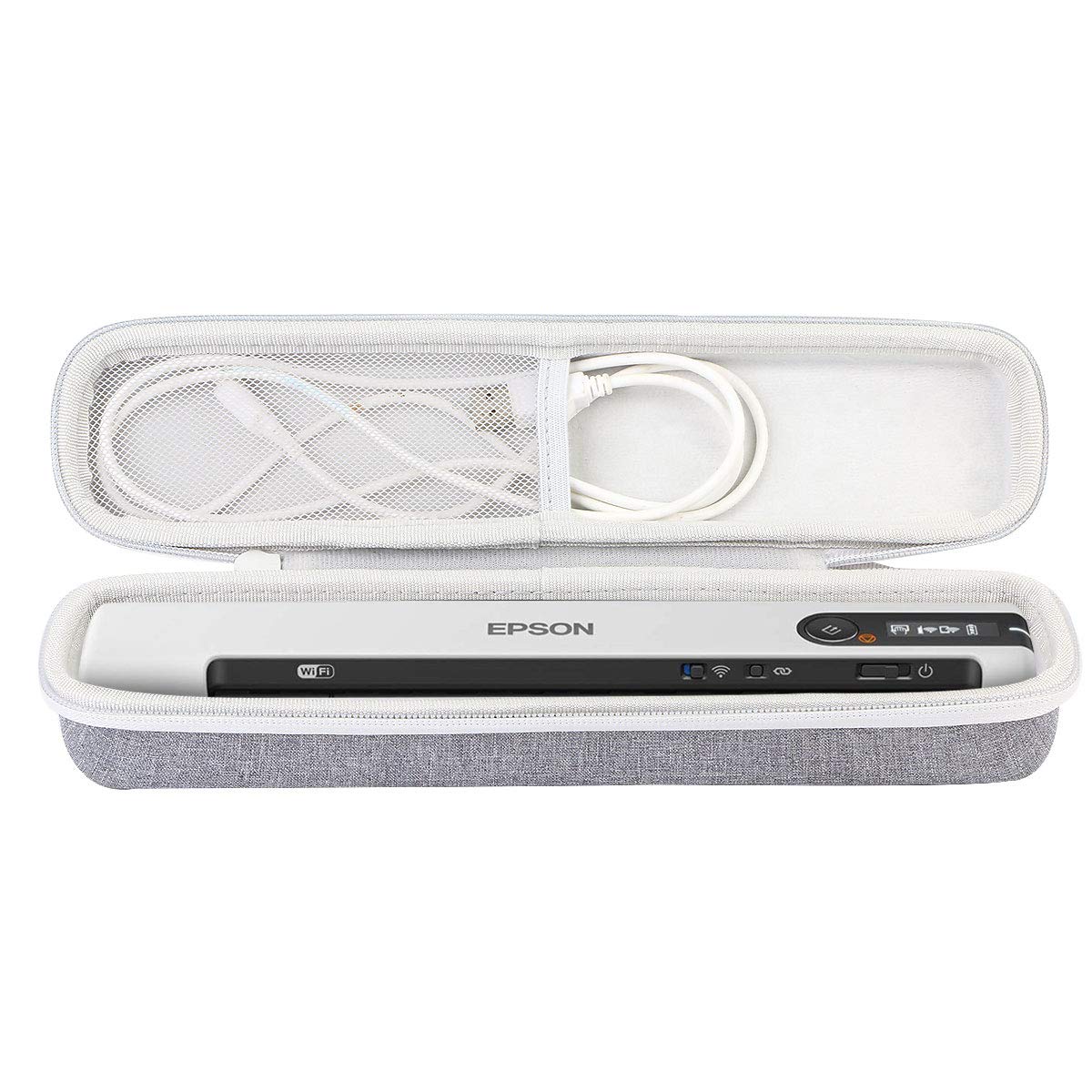 co2CREA Hard Travel Case for Epson Workforce ES-50 ES-60W DS-70 DS-80W Portable Document Scanner, Case Only