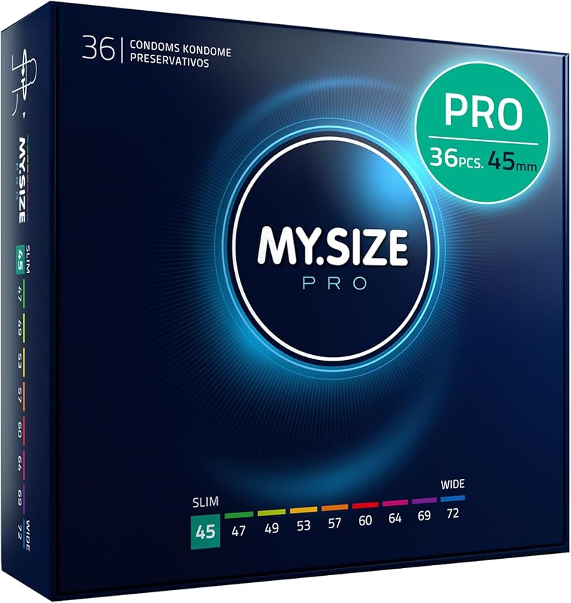 MY.SIZE PRO Condom Size 0 45 mm Tight Fit 36 Count