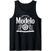 Modelo Black and White Logo Tank Top