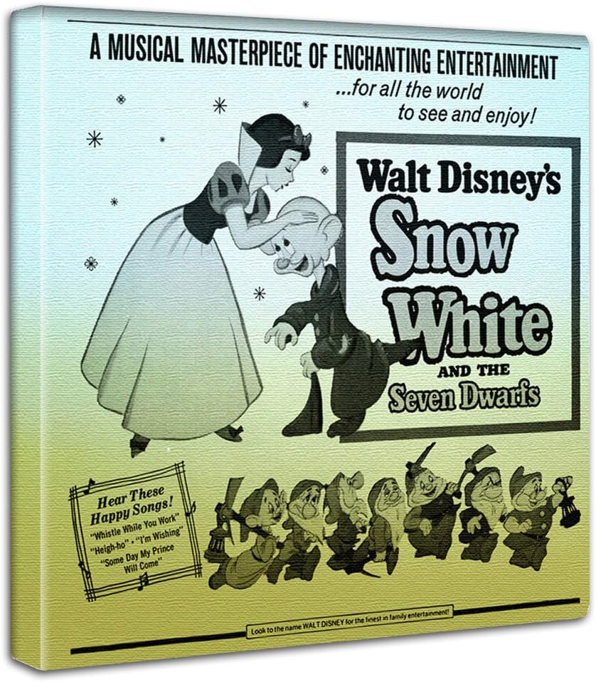 Amazon Co Jp ディズニー 白雪姫 アートパネル 30cm 30cm 日本製 ポスター おしゃれ インテリア 模様替え リビング 内装 小人 イラスト パステル ファブリックパネル Dsn 0244 ホーム キッチン