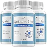 Quietum Plus Brain Supplement Capsules &ndash; All-Natural Maximum Strength Formula for Enhanced Memory and Focus Pills, QuietumPlus Support and Reviews (3 Pack &ndash; 180 Capsules)