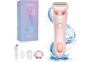 JEWSUVA Dusk Glide Pro 3.0 Razor, Dusk Razor for Women, Dusk Glide Pro 3.0 Shaver, 2 in 1 Wet & Dry Electric Waterproof Razor, Painless Hair Removal for Leg Arm Underarm Bikini Area (Pink)