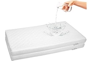 First Essentials Baby Bassinet Mattress Pad (Rectangle, 12X26 2-Pack) for Newborn Comfort Breathable Easy Clean Hypoallergenic Waterproof Made in USA